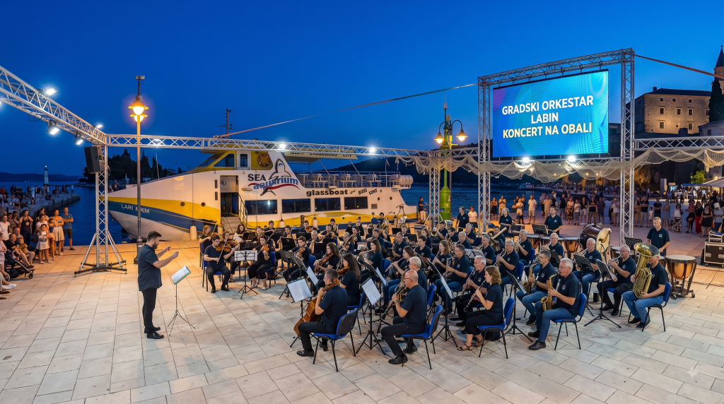LABIN CITY ORCHESTRA – Concert at Rabac Riva